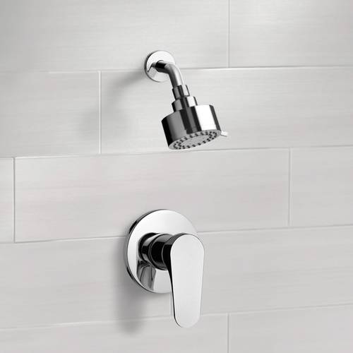 Chrome Shower Faucet Set with Multi Function Shower Head Remer SS01
