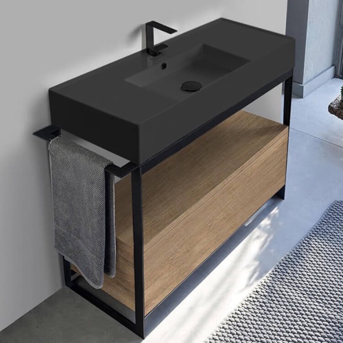 Modern  Console Vanity, 43 Inch Scarabeo 5124-49-SOL1-89