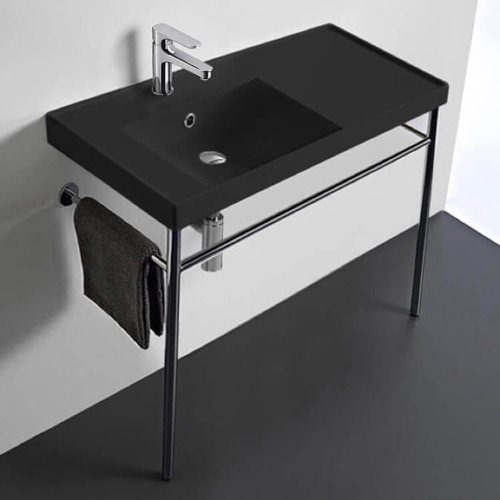 Modern Console Sink, 36 Inch Scarabeo 3008-49-CON