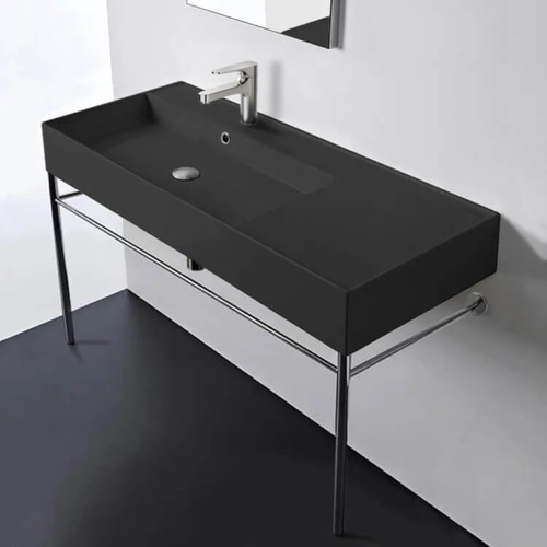 Modern Console Sink, 40 Inch Scarabeo 5119-49-CON