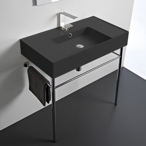 Modern Console Sink, 32 Inch Scarabeo 5123-49-CON