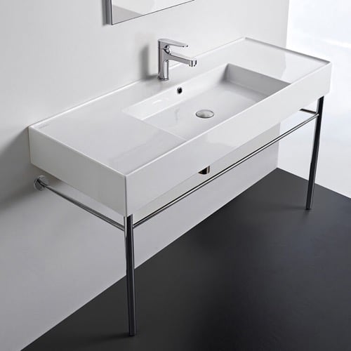 48 Inch Console Sink, Modern Scarabeo 5125-CON