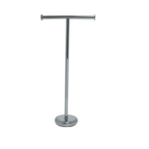 Free Standing Brass Double Toilet Roll Holder StilHaus ME20 2