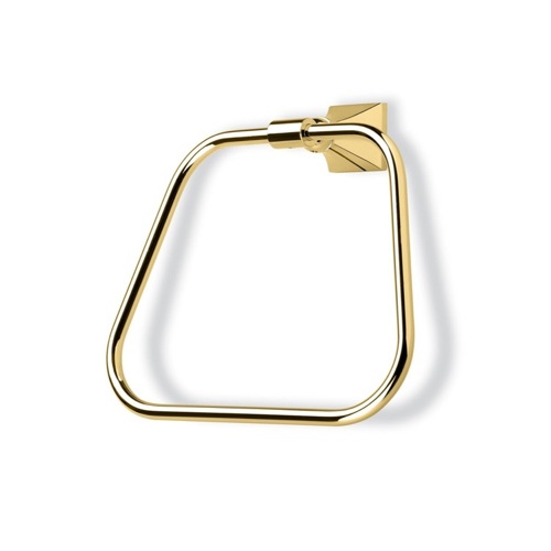 Gold Finish Classic-Style Brass Towel Ring StilHaus PR07-16
