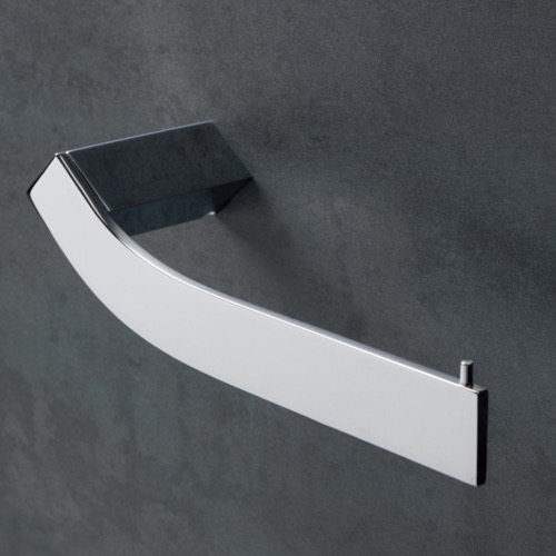 Toilet Roll Holder, Wall Mounted Curved Brass StilHaus FL11