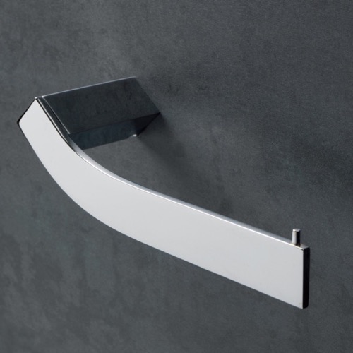 Wall Mounted Curved Brass Toilet Roll Holder StilHaus FL11