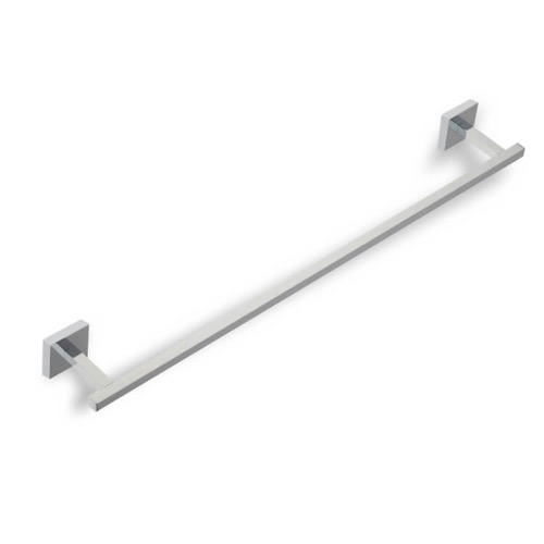 Towel Bar, Square, 24 Inch, Chrome StilHaus U05-08
