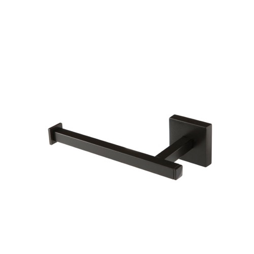 Square Matte Black Toilet Paper Holder StilHaus U11-23