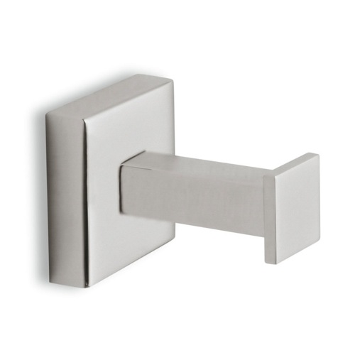 Robe Hook, Satin Nickel, Contemporary, Brass StilHaus U13-36