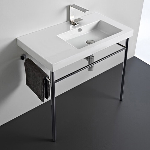 Modern Console Sink, 32 Inch Tecla CO01011-CON