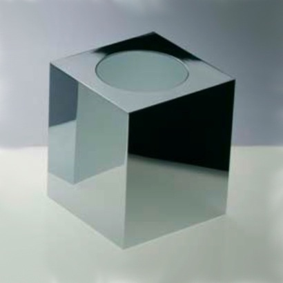 Square Waste Bin Made in Brass Windisch 89137-CR