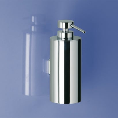 Soap Dispenser, Modern, Wall Mounted, Rounded Brass Windisch 90126