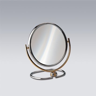 Round Countertop Magnifying Makeup Mirror, Double Sided Windisch 99121