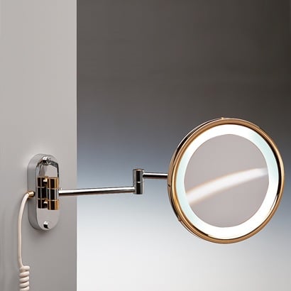 Lighted Makeup Mirror, Wall Mounted Windisch 99180