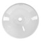 Round White Ceramic Vessel Bathroom Sink