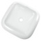 Square White Ceramic Vessel Bathroom Sink