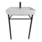 Small Modern Console Sink, 24 Inch