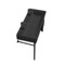 Black Modern Console Sink, 40 Inch
