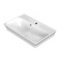 Drop In Bathroom Sink, White Ceramic, Rectangular, Self Rimming Sink