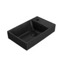 Small Bathroom Sink, Black, Wall Mounted or Drop In Ceramic