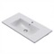 Rectangular White Ceramic Wall Mount or Drop In Bathroom Sink