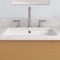 Undermount Bathroom Sink, White Ceramic