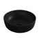 Round Black Vessel Sink in Ceramic