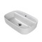 Vessel Sink - 24 Inch, Small, Oval, Modern, Ceramic