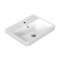 Rectangle White Ceramic Drop In Sink