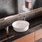 Vessel Sink, Round, White Ceramic