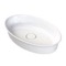 Vessel Sink, Oval, White Ceramic