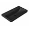 Black Ceramic Bathroom Sink, Wall Mounted or Drop In
