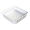 Vessel Sink, Square, White Ceramic