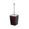Toilet Brush Holder, Square Tanganika Wood