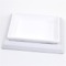 Rectangle White Faux Leather Soap Holder