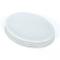 Grey and Silver Finish Ceramic Oval Soap Dish