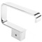 Square Polished Chrome Toilet Roll Holder