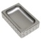 Old Silver Finish Faux Leather Soap Dish