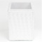 Square Faux Leather Toothbrush Holder