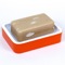 Rectangle Orange Soap Holder