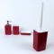 Toilet Brush Holder, Contemporary, Ruby Red