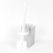 Toilet Brush Holder, Contemporary, Silver