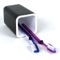 Square Black Toothbrush Holder