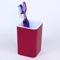 Square Ruby Red Toothbrush Holder