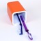 Square Orange Toothbrush Holder