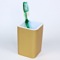 Square Gold Finish Toothbrush Holder