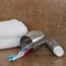 Round Stainless Steel Toothbrush Holder
