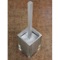 Toilet Brush Holder, Unique, Silver, Thermoplastic Resins