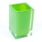 Square Acid Green Toothbrush Holder