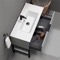 Free Standing Bathroom Vanity, 40 Inch